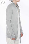 BORIS BIDJAN SABERI Gray Jacket ZIPPER1 FTT00008
